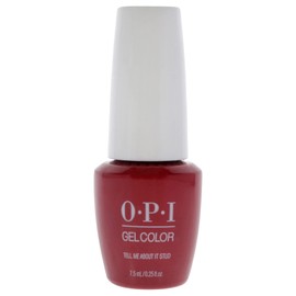 OPI Gel Color Tell Me About It Stud GC G51B Gel Color Esmalte, Rojo, 7.5 ml                                                                           