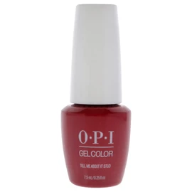 OPI Gel Color Tell Me About It Stud GC G51B Gel Color Esmalte, Rojo, 7.5 ml                                                                           