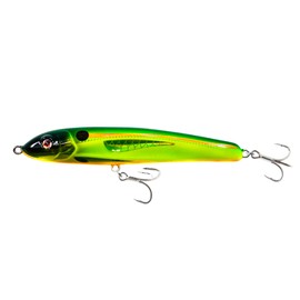Nomad Design Riptide 115 Floating Walking Stickbait, BKK 4X Trebles #4 Hooks, 4-1/2" 3/4 oz, Calypso