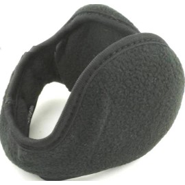 EAR BAND 1 Piece Winter Earmuff,Ear Warmer Band Earwear Wrap Behind the Ear Collapsible - Black
