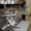 CSOOM 5-Piece Carbide Hole Saw, Hole Cutter, and Cutting Drill