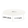 1200 Blank Removable Freezer Labels Water Oil Resistant with Perforation