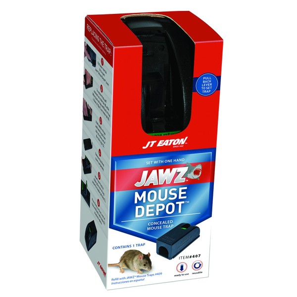 J T Eaton 407 O9474313 Covered Mouse Traps