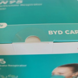 BYD N95 Respirator Mask - 1 box of 20 masks SEALED, Individually Wrapped, DE2322
