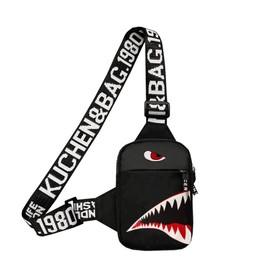 WRLDMCWLQ Shoulder Bag Sling Bag Men Women Small Bag Crossbody Bag Casual Phone Chest Bag for Travelling Hiking