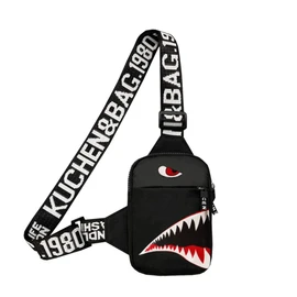 WRLDMCWLQ Shoulder Bag Sling Bag Men Women Small Bag Crossbody Bag Casual Phone Chest Bag for Travelling Hiking