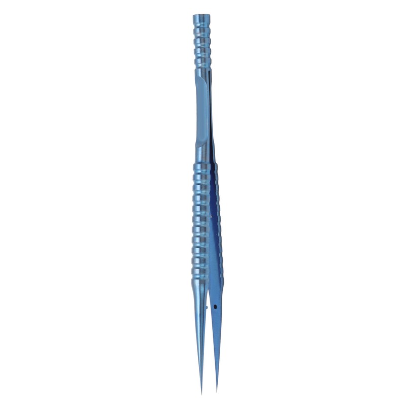 Tweezers Ti Alloy Straight Fine Tip Antimagnetic Tool for Electronic