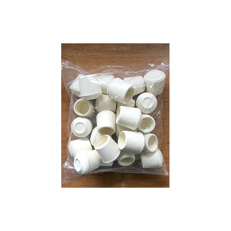 Shepherd 40 Pack Non-Slip Round Rubber Leg Tip Floor Protectors