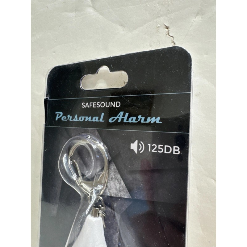 SafeSound Personal Alarm Keyring~White~