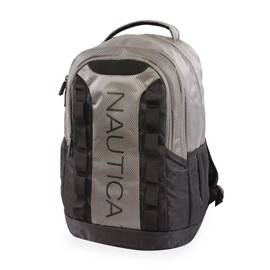 NAUTICA Armada Laptop Backpack, Grey/Black, One Size