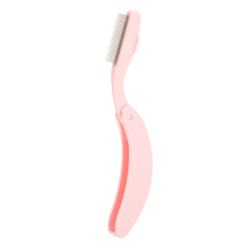 5pcs Curve Handle Lash Comb Stainless Steel Folding Eyelash Teeth