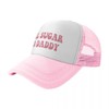 All Sugar No Daddy Trucker Hats for Women Hot Pink