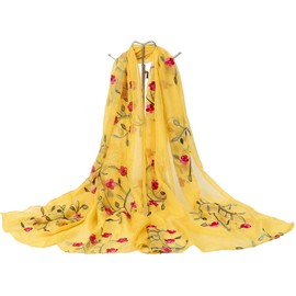 prinfantasy High Quality Scarf for Women Girls Neckerchief Wrap Scarf Soft Tube Scarf for Spring Summer Autumn Winter DE17065001, M1706007