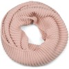 styleBREAKER 01018166 Women's Knitted Loop Scarf Plain with Left Knit