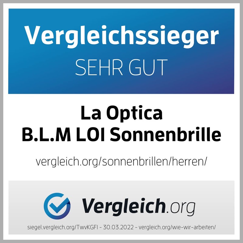 La Optica B.L.M. UV400 CAT 3 CE Unisex Sunglasses Including