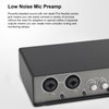 USB Audio Interface Mixer 24bit/192KHz 48V Phantom Power Noise Reduction
