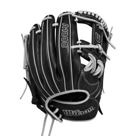 Wilson 2024 A1000 H75 11.75” Infield Fastpitch Softball Glove - Black/Silver, Right Hand Throw