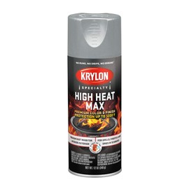 Krylon K01608000 High Heat Max, Aluminum, Gloss, 12 ounce