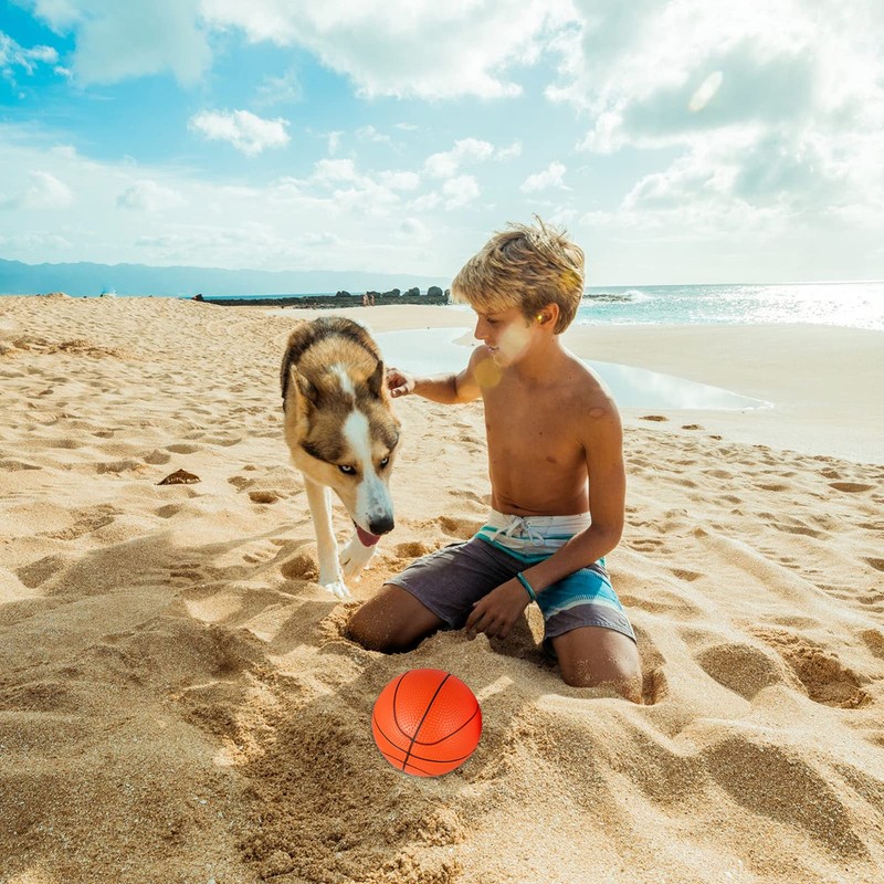SUPVOX 2 Pcs Basketballs Jumping Balls for Kindergarten Soft Educational