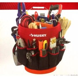 Husky NEW Husky Heavy-Duty Organizer Storage Tool Box Pouch Bucket Jockey