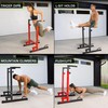 ProsourceFit Power Dip Station Adjustable Height Upper Body Equipment for