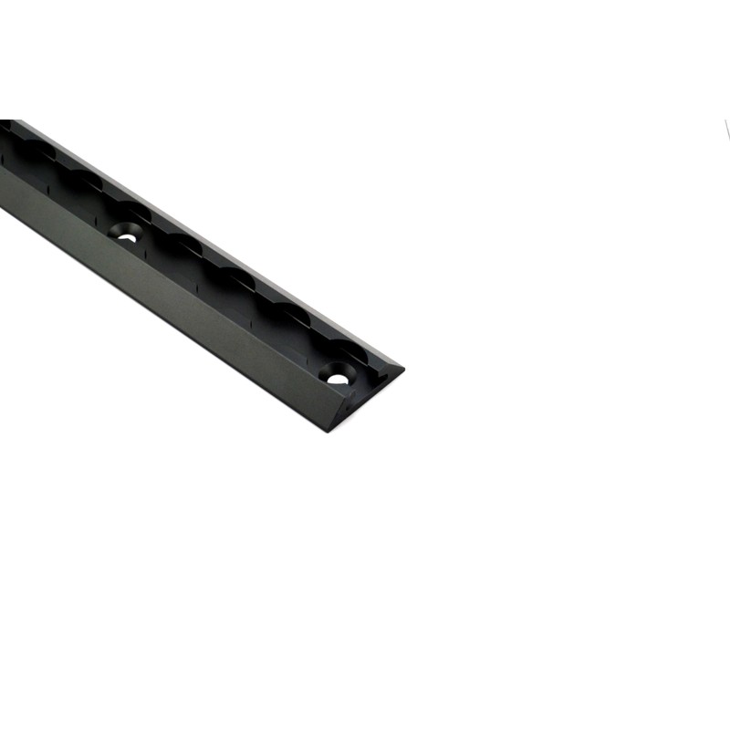 VanEssential 12" Venture Track T-6 Aluminium L-Track Black Anodized (Floor