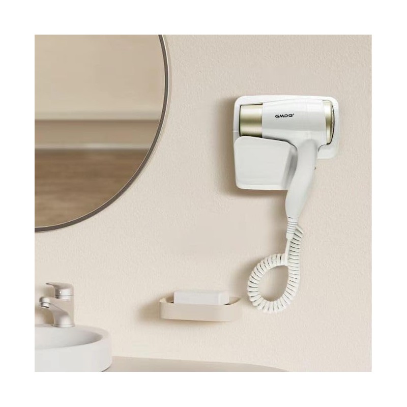 Wall Mounted Hair Dryer for Bathroom - 110V Professional Blow