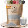 comforder Unscented Candle Sand with Wicks, Pearled Candle, Wax Granules,