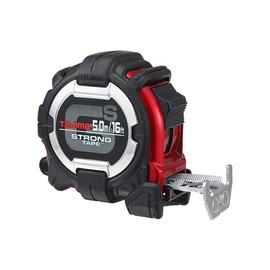 TAJIMA Tape Measure - 16ft/5m x 1in GS-Lock Measuring Tape with Compatible Clip & Horned Magnetic Hook - GS-MC16/5MBW