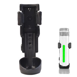 Tactical Flashlight/Baton Holster, Rotatable Duty Belt Flashlight Holder, Suitable for 0.9"-1.2" Diameter Flashlights,21” to 26” Telescopic Baton (Spray Holster)