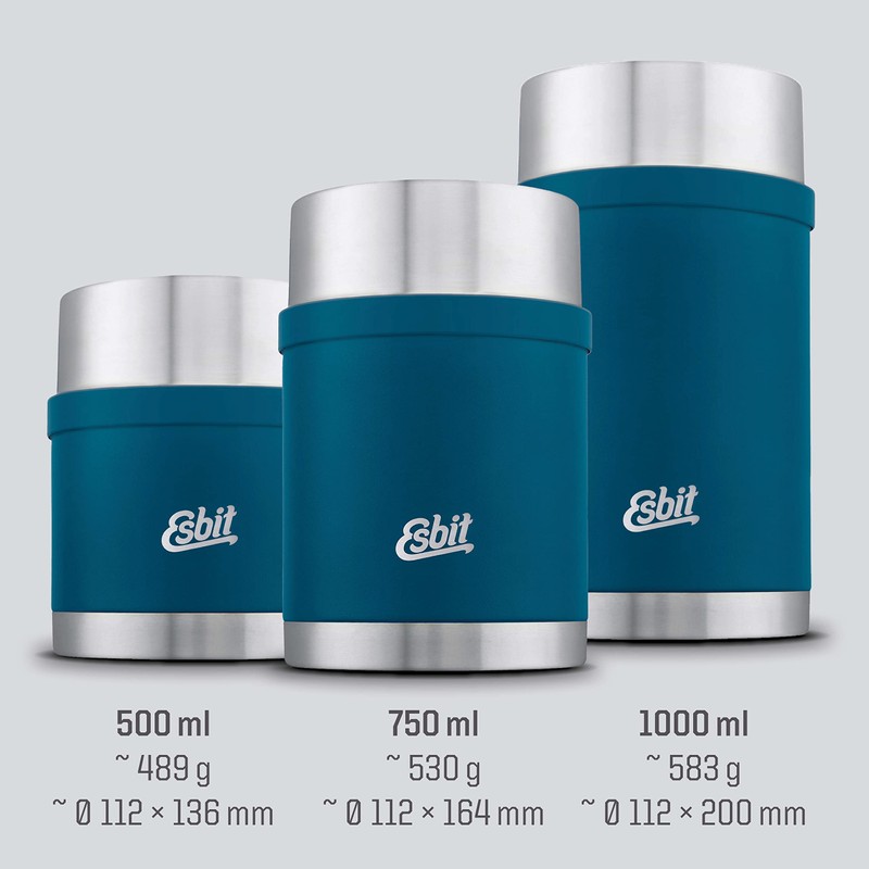 Esbit Sculptor Thermal Food Container 1000 ml in Polar Blue