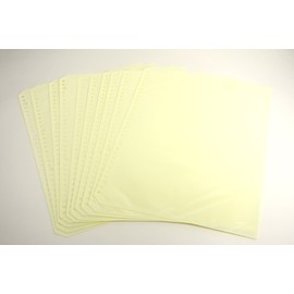 Kokuyo clear. Book Replacement Paper Side Throw , yellow