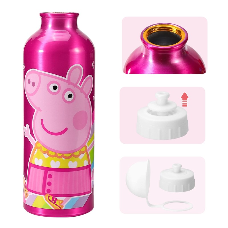 Templar PeppaPig M Characters Children's Aluminium Water Bottle