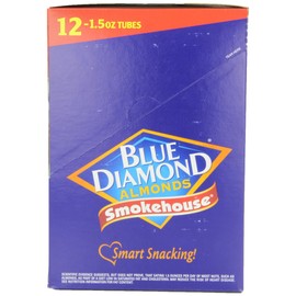 Blue Diamond Almonds, Smokehouse, 1.5-Ounce Packages (Pack of 24)