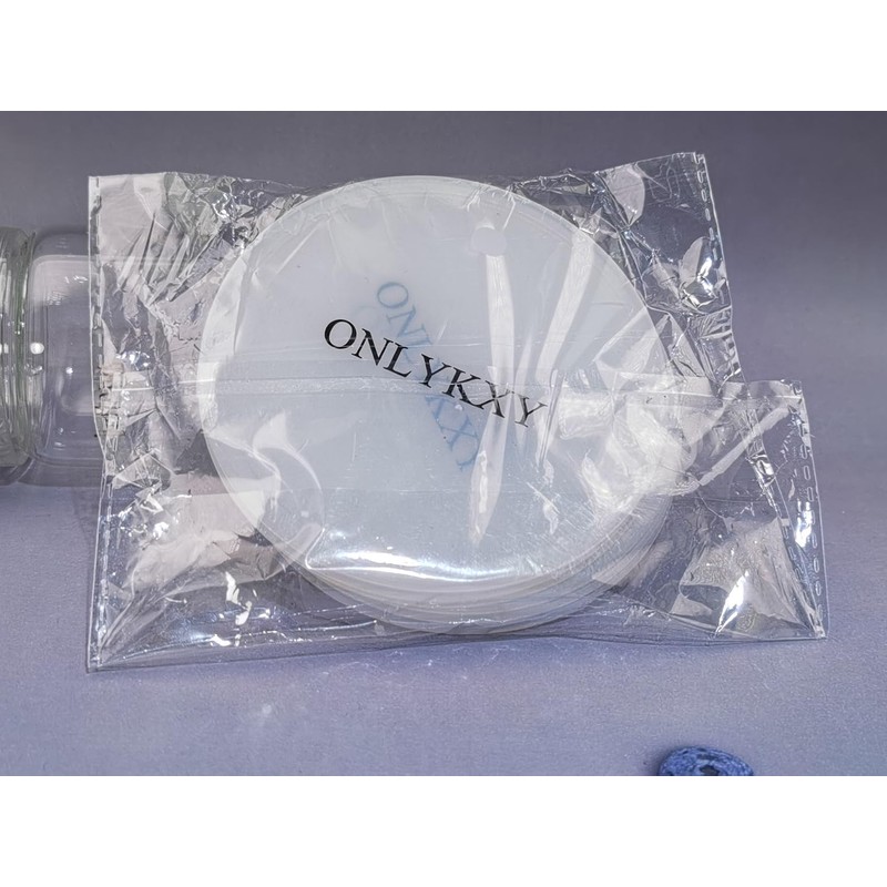 ONLYKXY 3 Pieces 3.93 Inch Silicone Coasters, Round Coasters for