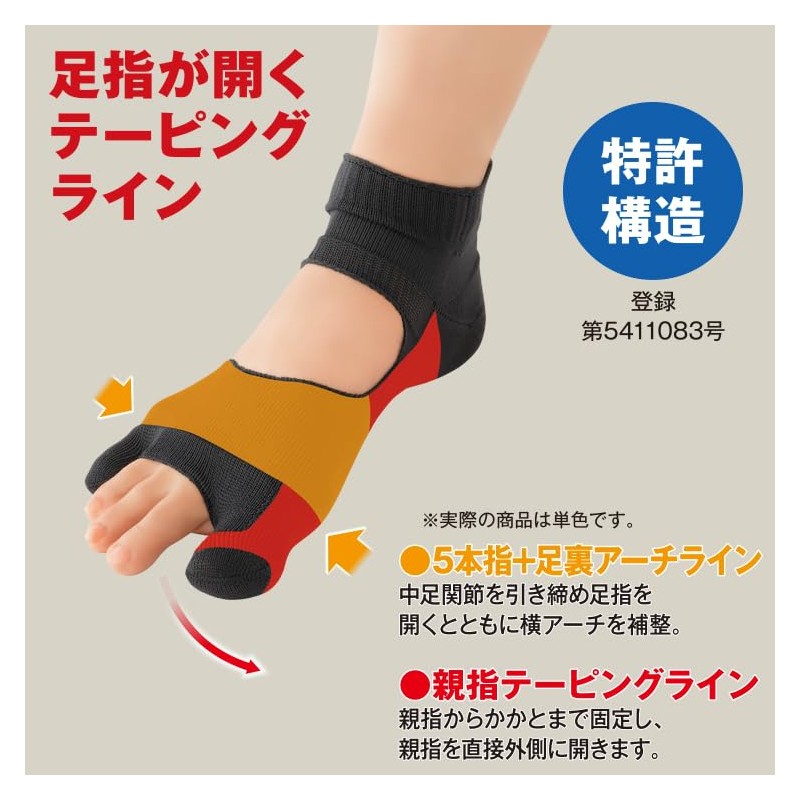 m.D.P. bunion supporter, toe correction