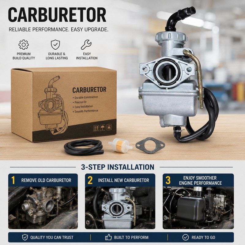PZ20 Carburetor for ATV & Go-Kart Engines – Replacement Carb