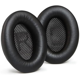 AHG QuietComfort Replacement Ear Pads Cushions Compatible with Bose QuietComfort Noise Cancelling Headphones (Black). Premium Protein Leather | Easy DIY Installation | Superior Comfort and Durability