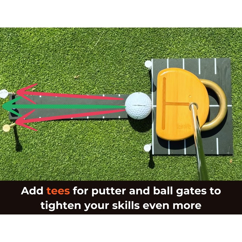 Putt Line One Putt Ruler - Golf Putting Alignment Training