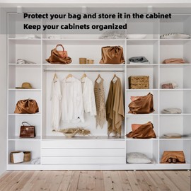 12 Pack Dust Bags for Handbags, Silk Cloth Bag With Drawstring Large Travel Storage Pouch for Handbag Purse Shoes Boots