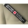Autism Non-Verbal Medical Alert Seat Belt Cover (Black)