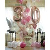 [10] 16" Number Rose Gold Foil Balloons 0-9 set, Mylar