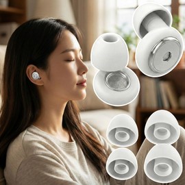 One & Me Noise Canceling Sleep Earplugs, 1 Set, 1 Pair / 원앤미 소음 차단 수면 귀마개, 1세트, 1쌍
