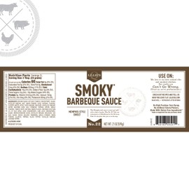Lillie's Q - Smoky Barbeque Sauce, Gourmet BBQ, Sweet Brown Sugar BBQ Sauce, Mild Smoky Flavor, Premium Ingredients, Made with Gluten-Free Ingredients (156 oz)