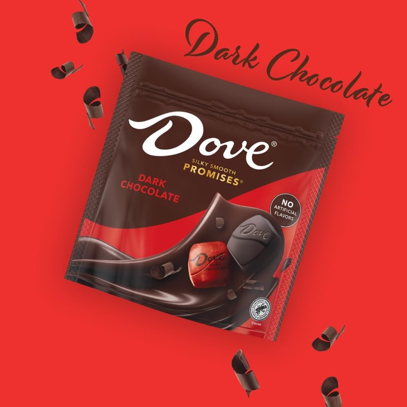 DOVE PROMISES Dark Chocolate Candy, 7.61 Oz Bag (Pack of