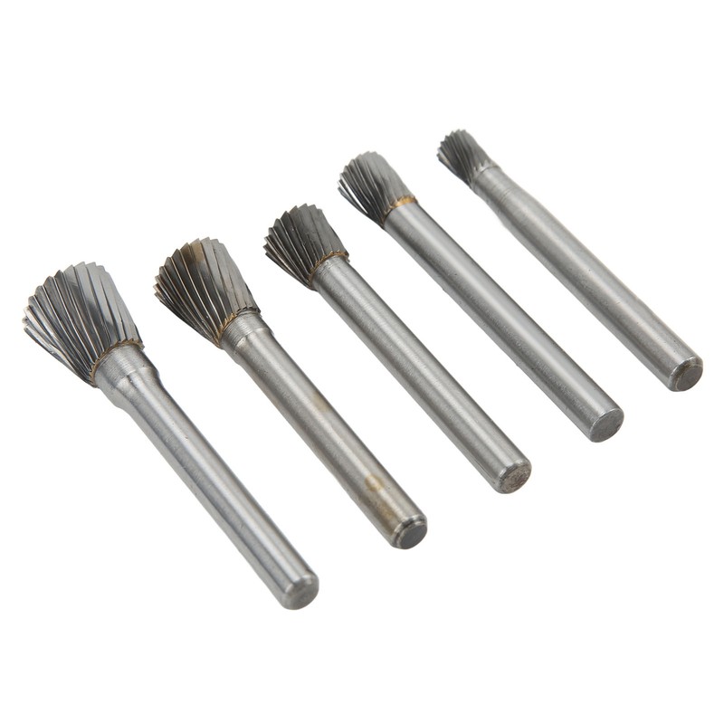 N Type Rotary Burr Set Single Cut 6mm Shank Carbide