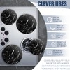 Gas Stove Burner Covers,Set of 4,Covers for Electric Stovetop Kitchen,8