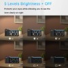 Peakeep Projection Alarm Clock for Bedroom Ceiling Super Loud for