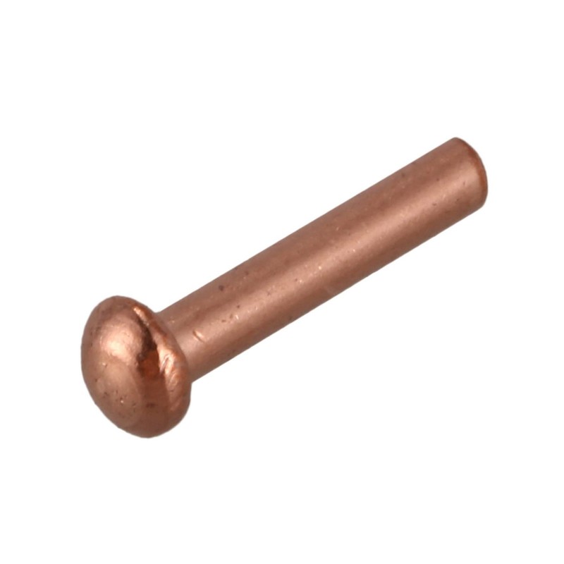 Byttlerom 300 Pcs 5/64Inch x 25/64Inch Round Copper Solid Rivets