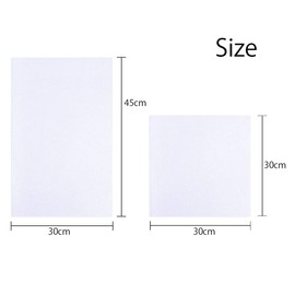 6 Pcs Embroidery Cloth Cross Stitch Cloth 14CT White 30x30cm,30x45cm Solid